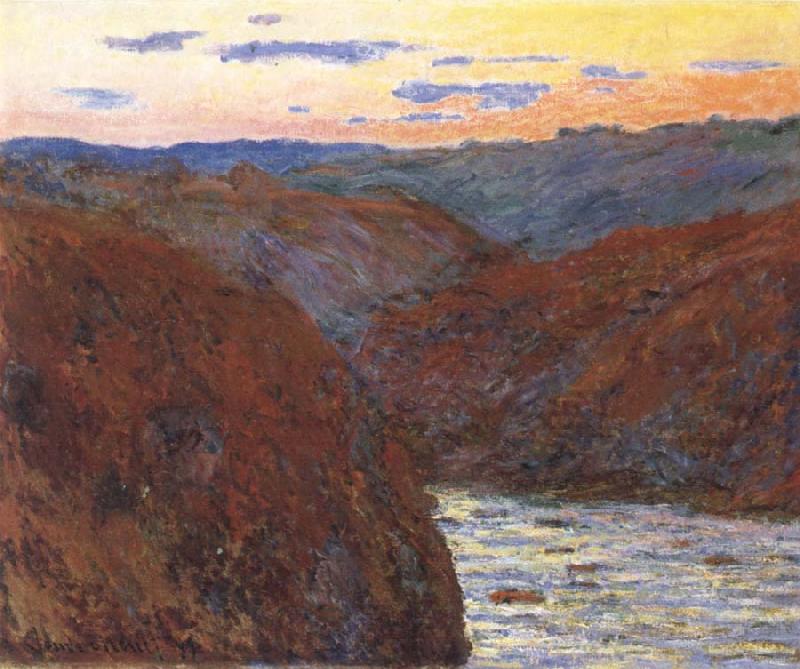 Claude Monet The Creuse,Sunset